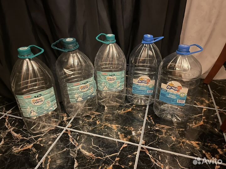 Пластиковые бутылки пэт 5л пустые