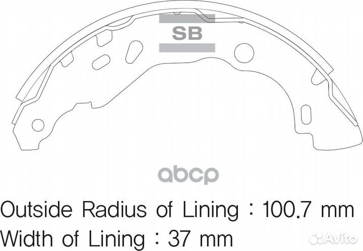 SA177SNS колодки барабанные Renault Logan/Clio