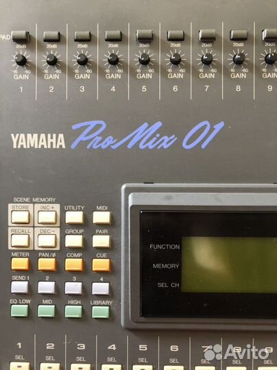Цифровой микшерный пульт yamaha pro mix 01