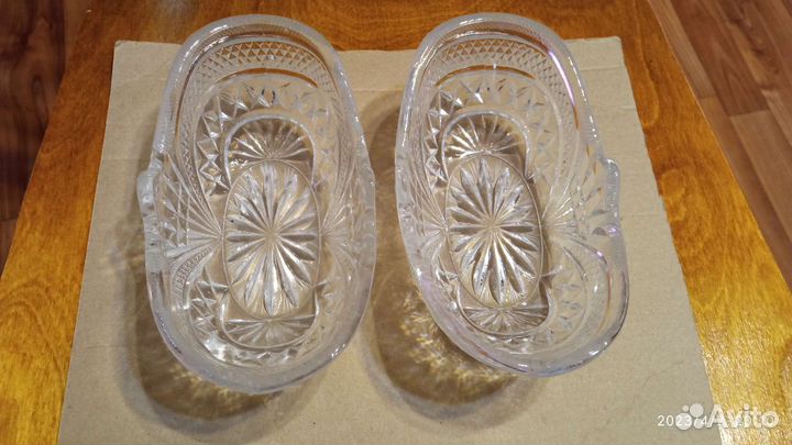 Салатники хрустальные