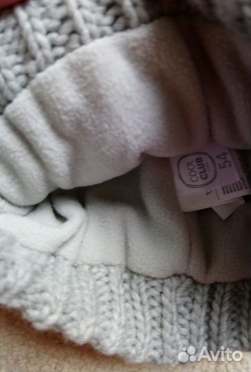 Новые классные шапочки на флисе Cool Club и шарф