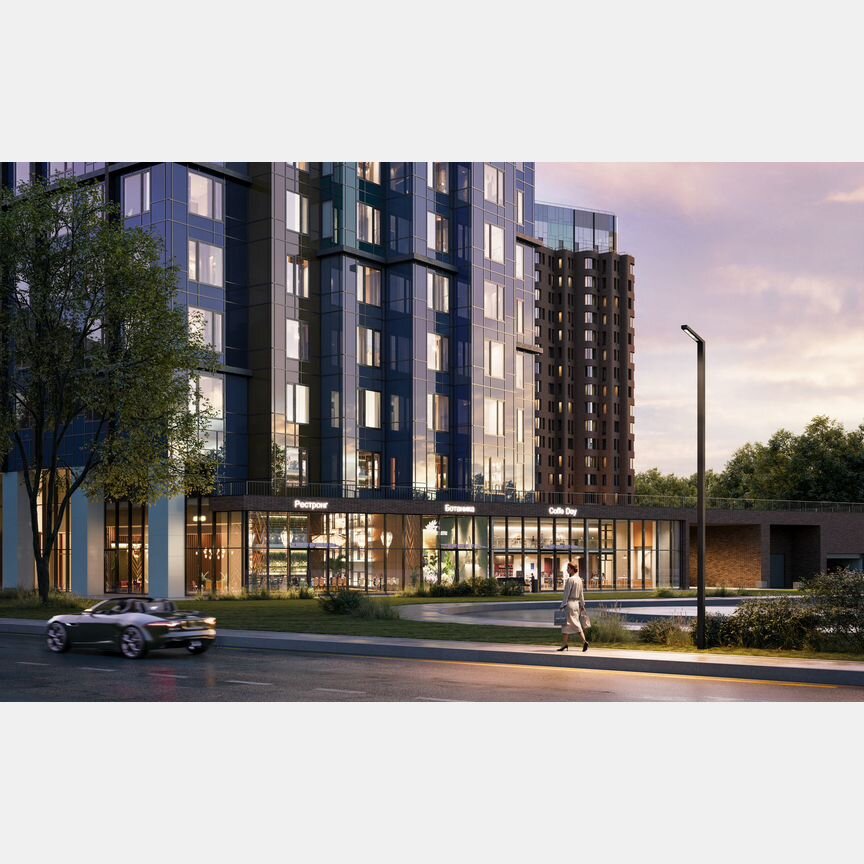 2-к. квартира, 52,6 м², 31/43 эт.