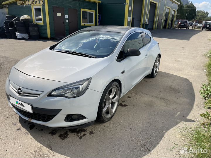 Opel Astra GTC 1.4 AT, 2012, битый, 175 000 км