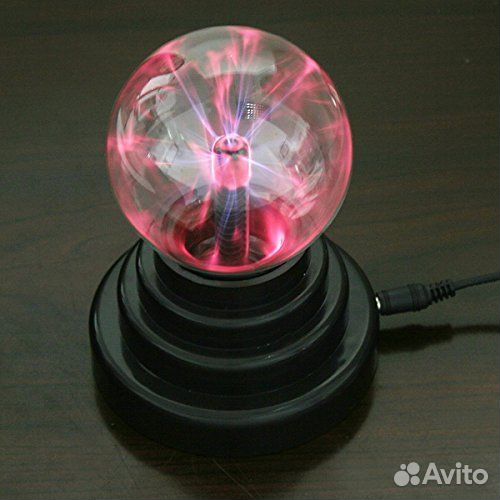 Электрический плазменный шар ночник Тесла