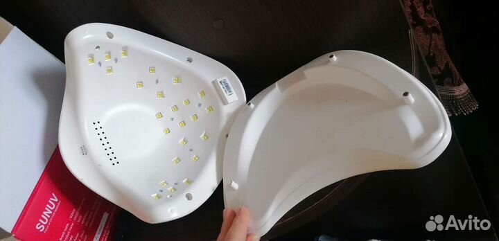 Набор для маникюра+лампа ориг