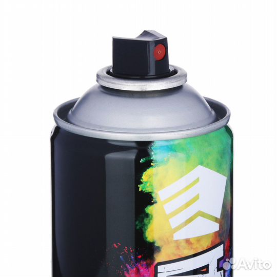 Ермак Краска аэрозоль 400мл, черная, 759-208