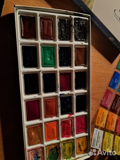 Акварельные краски Сонет 24 цвета