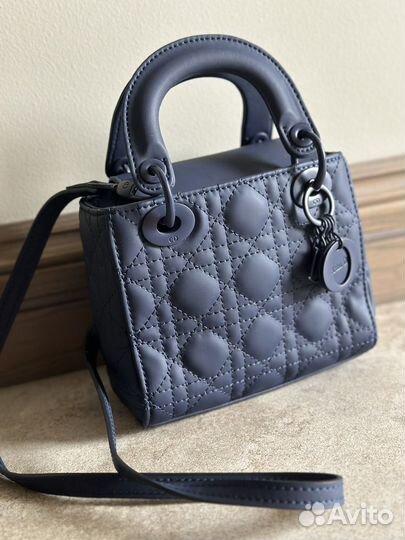 Сумка lady dior blue
