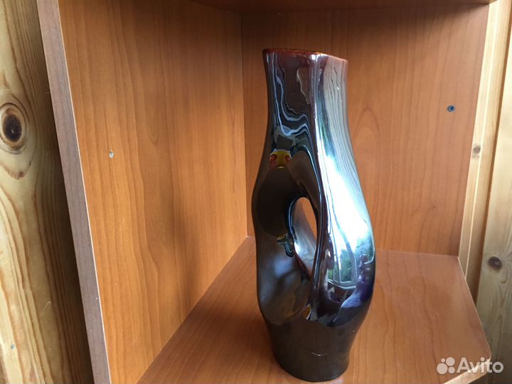 Кувшин цветное стекло СССР