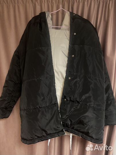 Двусторонняя Куртка женская зимняя 46 размер