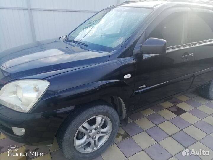 Kia Sportage 2.0 МТ, 2007, битый, 256 000 км