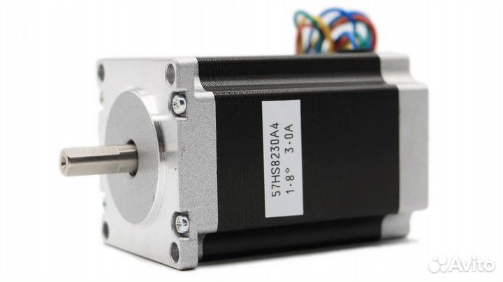 Шаговый двигатель nema23 57x82мм, вал 8мм