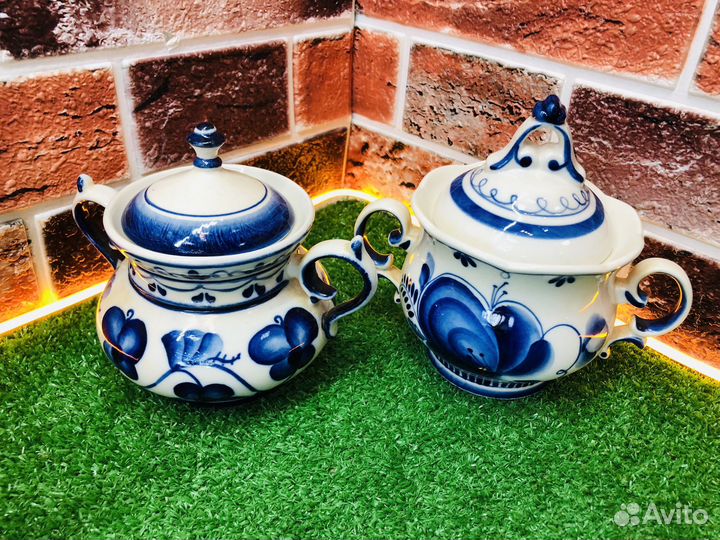 Z.12941 Чайный сервиз Гжель 10 предметов