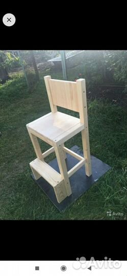 Детский растущий стул для взрослого стола
