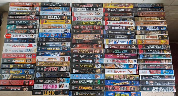 Фильмы от Союза и Видеосервис / видеокассеты / VHS