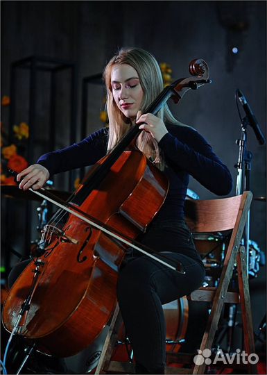 Музыканты на мероприятие, кавер группа, виолончель