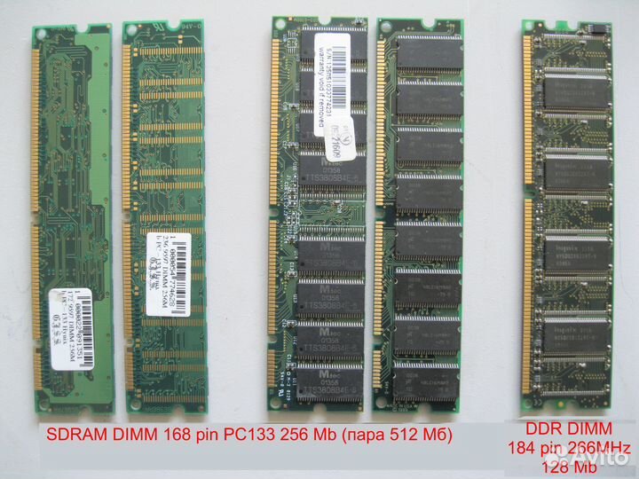 Оперативная память озу для пк: sdram / DDR1 / DDR2