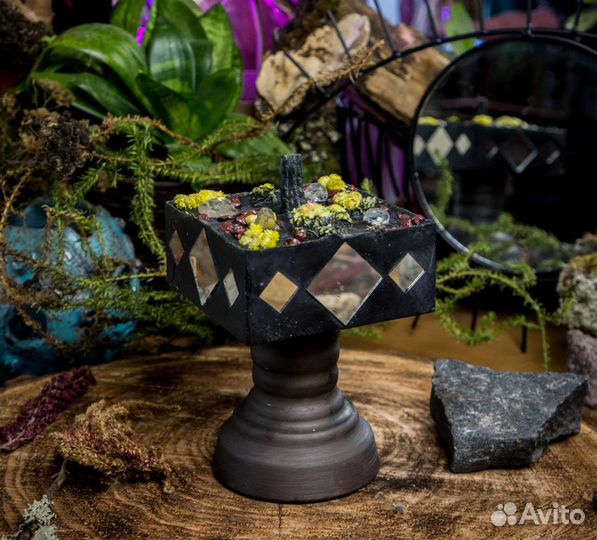 Свеча для Зеркальной Защиты Отражение