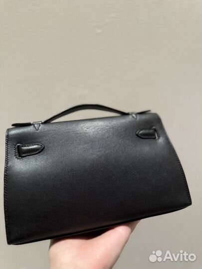 Hermes kelly pochette сумка