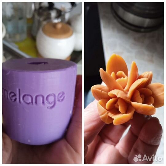 Силиконовые и пластиковые формы для мыла