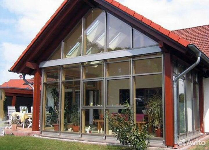 Остекление загородного дома