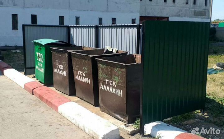 Ограждение мусорной контейнерной площадки тко