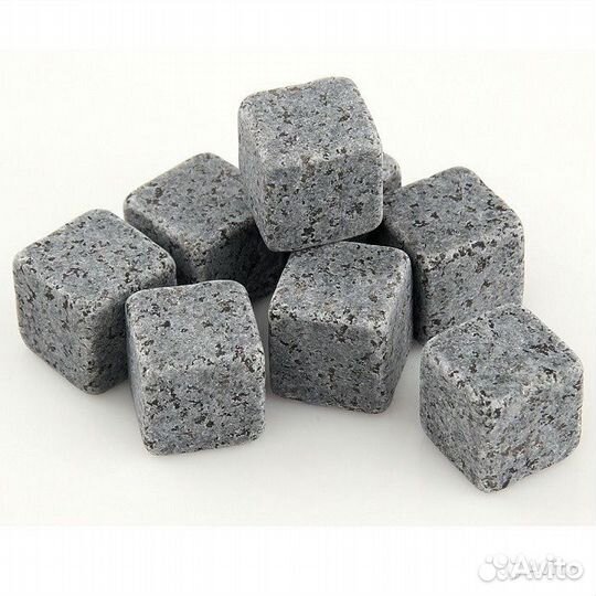 Камни для виски 9 шт + мешочек