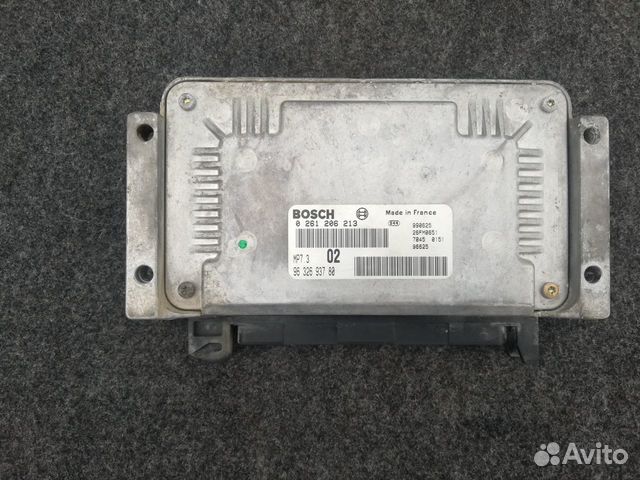 Блок управления двигателем Peugeot 206 1.4