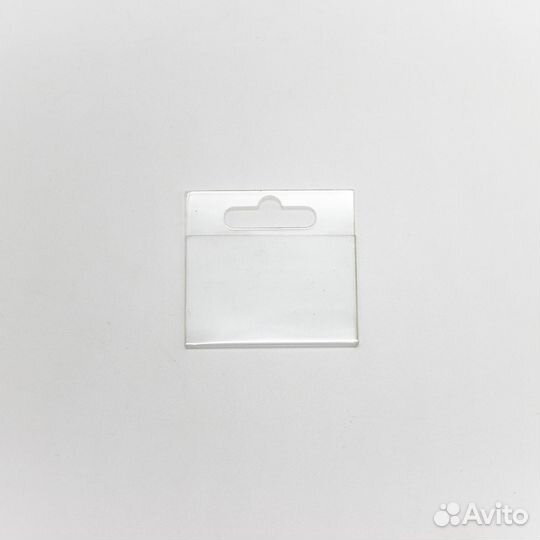 Ценникодержатель навесной 60*40мм (пэт 0,5) с отв