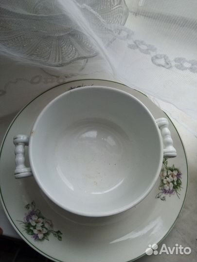 Супница м. С. Кузнецова и блюдо