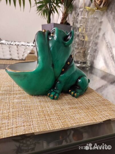 Красивая ваза статуэтка Бульдог