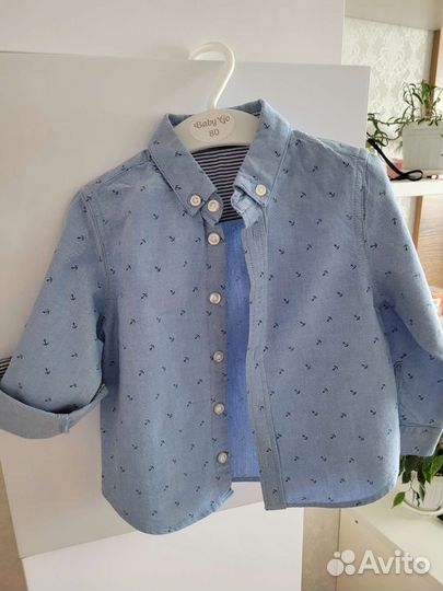 Рубашки для мальчика 80 86