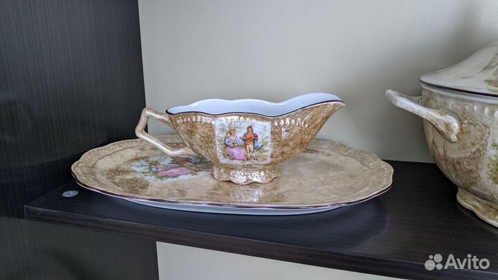 Большой столовый и чайный сервиз ручной работы