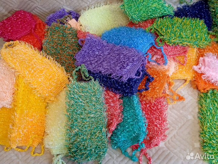 Мочалка ручной работы