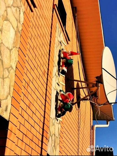 Дед мороз(Санта) на лесенке