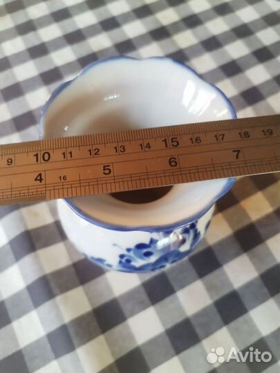 Ваза для цветов Гжель