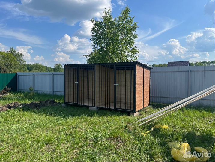 Вольер для собак опыт 6 лет