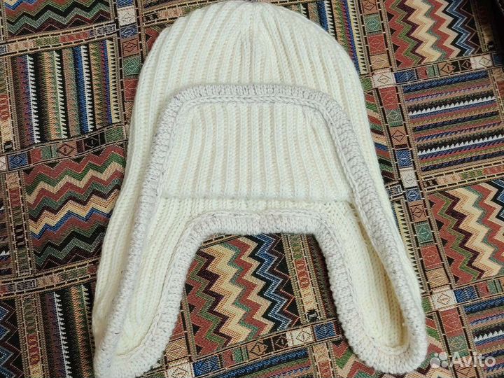 Шапка ушанка из мериноса