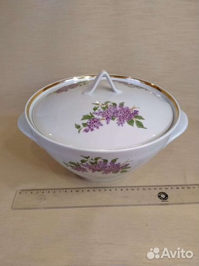 Блюдо Сирень Дулёво