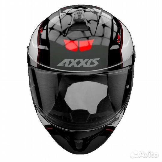 Axxis FF112C Draked S wind B0 full face helmet Бел