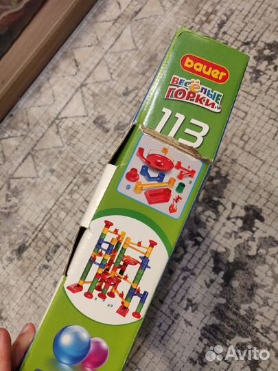 Конструктор веселые горки 113 деталей