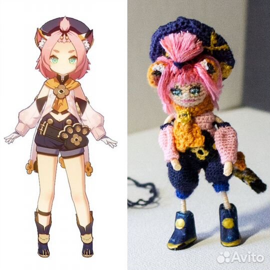 Портретная кукла по фото, ручная работа