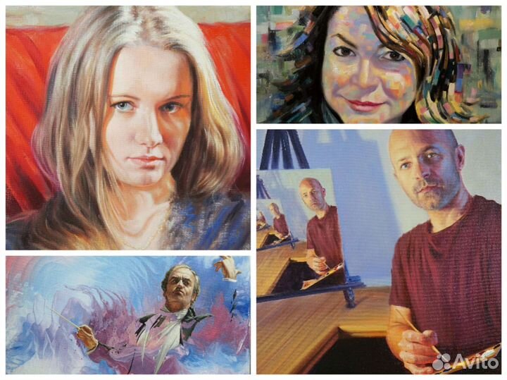 Картина портрет маслом - лучший подарок