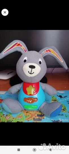 Мягкая игрушка заяц бу