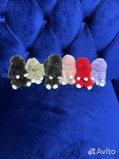 Брелок на сумку из натурального меха