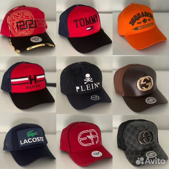 Бейсболка кепка разных брендов (premium)