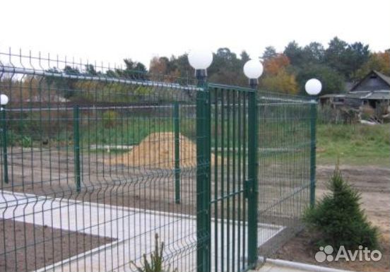 Забор металлический цена под ключ