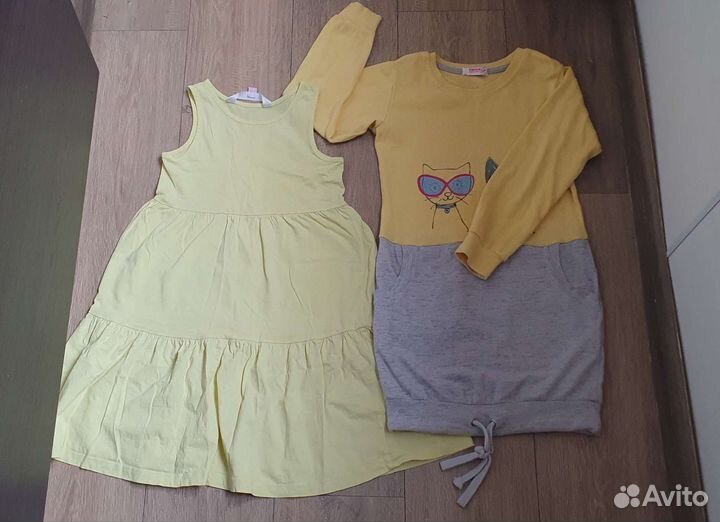 Вещи пакетом на девочку 122 128