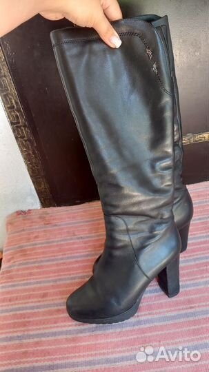 Сапоги зимние женские натуральная кожа