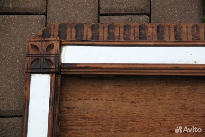 Зеркало старинное резное дерево от трельяжа Мебель